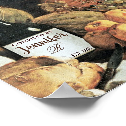 Aangepast Multomap voor ontvangst voorvoegsel Poster (Hoek)