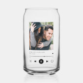 Aangepast muziekalbum blikvorm glas (Voorkant)