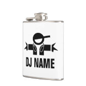 Aangepast muziekdejay hip flask voor DJ Heupfles (Links)