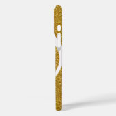 aangepast muzieknotitie faux golden Case-Mate iPhone case (Achterkant / Links)