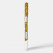 aangepast muzieknotitie faux golden Case-Mate iPhone case (Achterkant / Rechts)