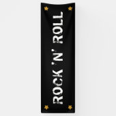 Aangepast muzikant met lijstnaam Gig Banner (Verticaal)