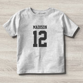 Aangepast naamnummer kinder shirts