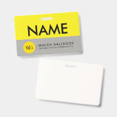 Aangepast naamplaatje badge (Voor- en achterkant)