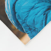 Aangepast naamscript We houden van je moderne foto Fleece Deken (Hoek)