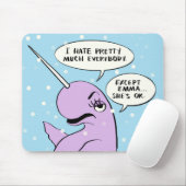 Aangepast Nadine-muispad voor Emma Muismat (Met muis)