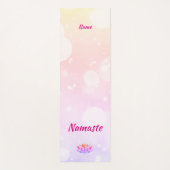 aangepast Namaste Lotus-ontwerp Yogamat (Voorkant)