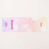 aangepast Namaste Lotus-ontwerp Yogamat (Voorkant (horizontaal))