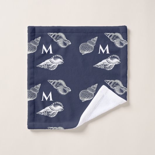Aangepast nationaal zeeblauw zeestrand bad handdoek (Wasdoekje)