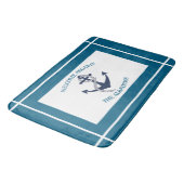 Aangepast Nautisch Patroon Bootanker Badmat (Gekanteld)