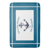 Aangepast Nautisch Patroon Bootanker Badmat (Voorkant Verticaal)