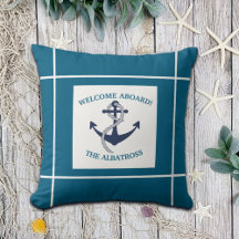 Aangepast Nautisch Patroon Bootanker