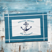 Aangepast Nautisch Patroon Bootanker