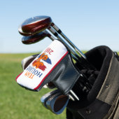 Aangepast Nederlands Vlag Sinaasappel Leeuw Team N Golfheadcover (Insitu)