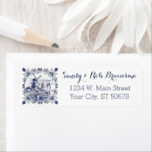 Aangepast Nederlands windmolenschip Delft Blue Etiket (Insitu)