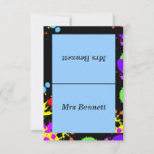 Aangepast, Neon Paint, Tafel, Escort Kaarten (Voorkant)