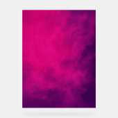 Aangepast Neon Roze Gradient Acryl Teken Bord (Voorkant)
