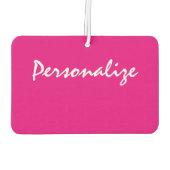 Aangepast neonroze hartsvormer luchtverfrisser (Achterkant)