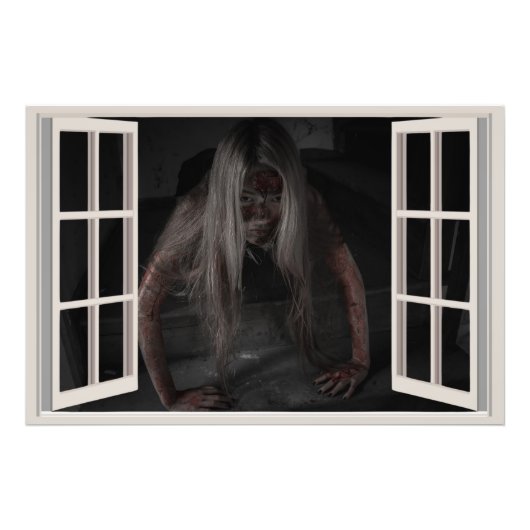 Aangepast nepvenster foto afdruk (Voorkant)