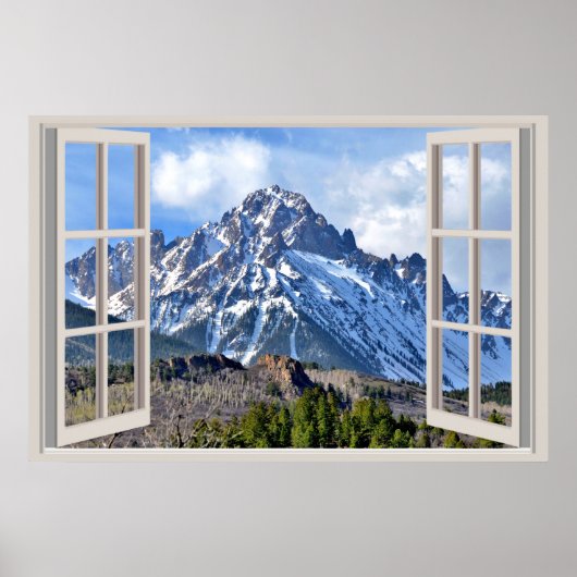 Aangepast nepvenster poster (Voorkant)