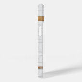 Aangepast netball Uniform Blue met rood en wit Case-Mate iPhone Case (Achterkant / Rechts)