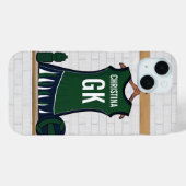 Aangepast netbaluniform Case-Mate iPhone case (Achterkant (horizontaal))