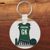 Aangepast netbaluniform sleutelhanger (Achterkant)