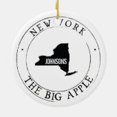 Aangepast New York Ornament (Achterkant)