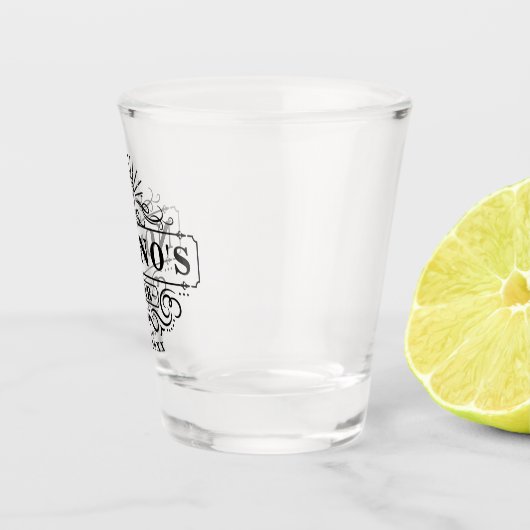 Aangepast niet-vakjaar ingesteld shot glas (Rechts)