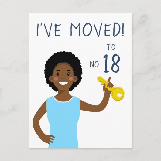 Aangepast nieuw adres briefkaart (Voorkant)