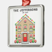 aangepast nieuw huis metalen ornament (Links)