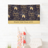 Aangepast nieuw jaar Eve Champagne Fireworks Spandoek (Insitu)