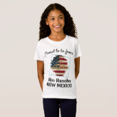 Aangepast nieuw Mexico-land T-Shirt (Voorkant volledig)