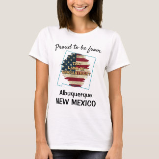 Aangepast nieuw Mexico-land T-Shirt