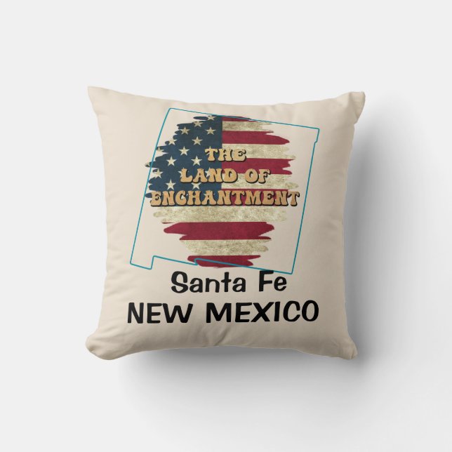 Aangepast nieuw Mexico-Sierkussen Kussen (Voorkant)