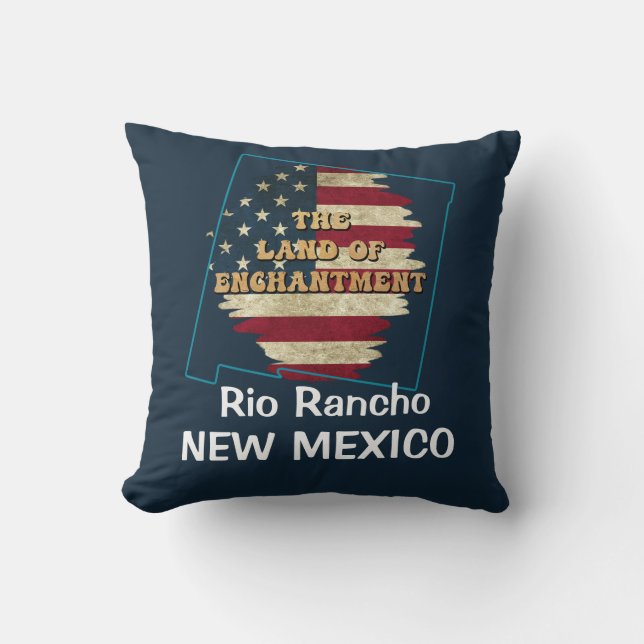 Aangepast nieuw Mexico-Sierkussen Kussen (Voorkant)