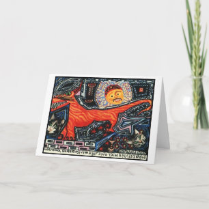 Aangepast Nieuw Mexico Spaans Tasmanian Devil Dog  Kaart