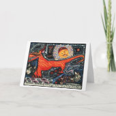 Aangepast Nieuw Mexico Spaans Tasmanian Devil Dog  Kaart (Voorkant)