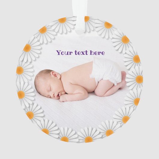 Aangepast nieuw Ornament voor nieuwe baby's (achterkant)