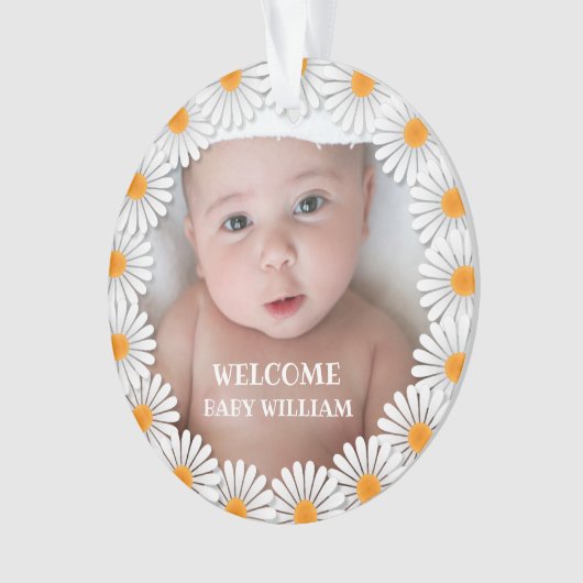Aangepast nieuw Ornament voor nieuwe baby's (voorkant)