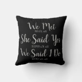 Aangepast nieuwigheids weddenschap met onkruid Dat Kussen (Achterkant)