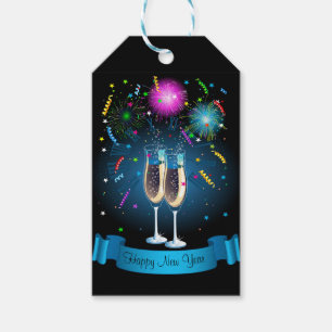Aangepast Nieuwjaar Cadeaulabel