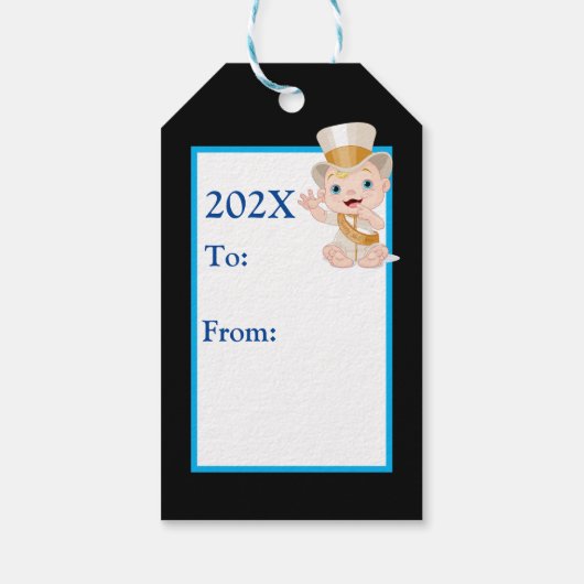 Aangepast Nieuwjaar Cadeaulabel (Achterkant)