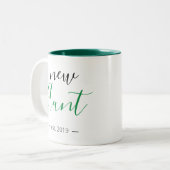 Aangepast nieuwtante voor moderne meisjes tweekleurige koffiemok (Voorkant links)