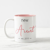 Aangepast nieuwtante voor moderne meisjes tweekleurige koffiemok (Links)