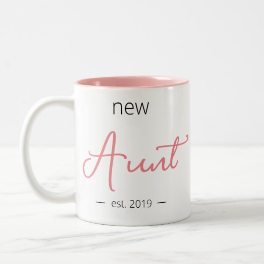 Aangepast nieuwtante voor moderne meisjes tweekleurige koffiemok (Links)