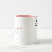 Aangepast nieuwtante voor moderne meisjes tweekleurige koffiemok (Center)