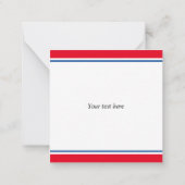 Aangepast niveau voor afgestudeerden in het hoger  notitiekaartje (Achterkant)