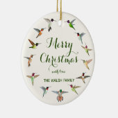 Aangepast noord-Amerikaans vogelvrij Keramisch Ornament (Rechts)