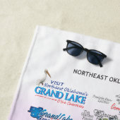 Aangepast noordoostelijk Oklahoma trekt strandhand Strandlaken (In situ)